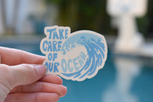 Load image into Gallery viewer, Take Care of Our Ocean Sticker
