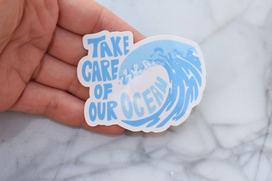 Take Care of Our Ocean Sticker