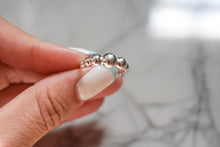 Load image into Gallery viewer, Sterling silver adjustable bubble rings
