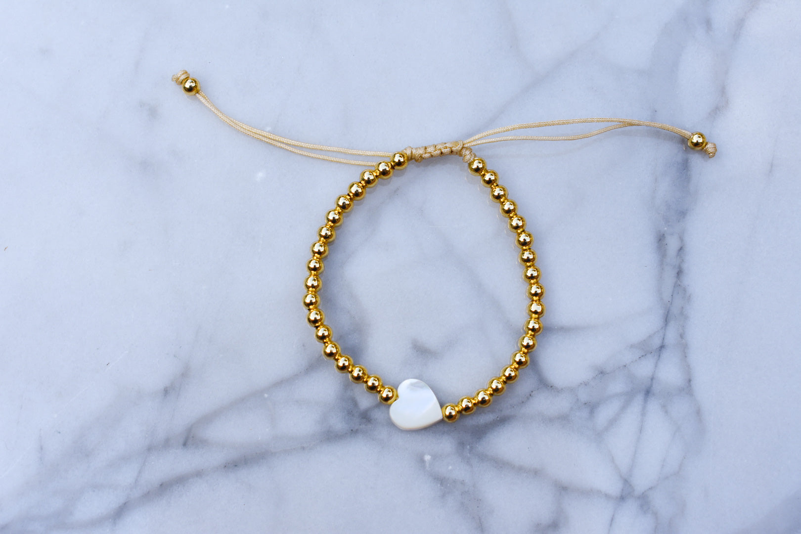 Beaded Heart Bracelet