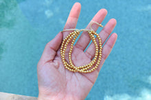 Load image into Gallery viewer, Triple Gold Beaded Bracelet
