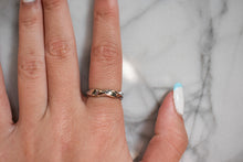 Load image into Gallery viewer, Sterling silver adjustable twisted wave ring
