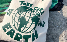Load image into Gallery viewer, Take Care Of Our Earth Tote Bag
