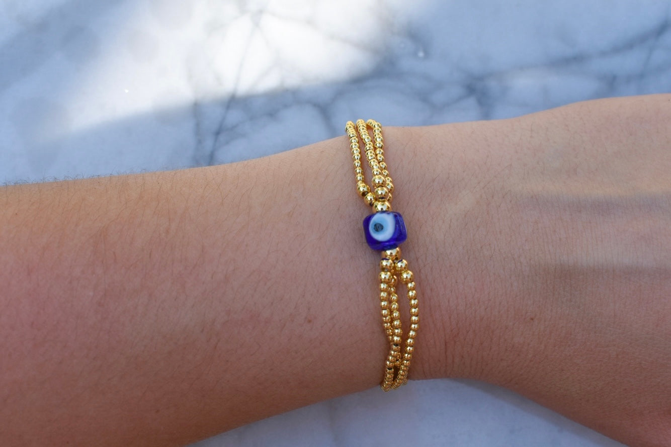 Evil Eye Beaded Bracelet