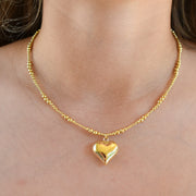 Golden Heart Necklace