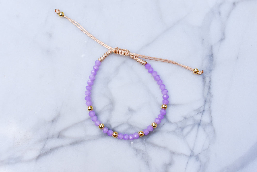 Purple Gem Bracelet
