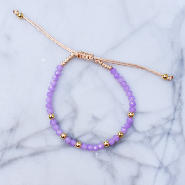 Purple Gem Bracelet