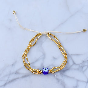 Evil Eye Beaded Bracelet