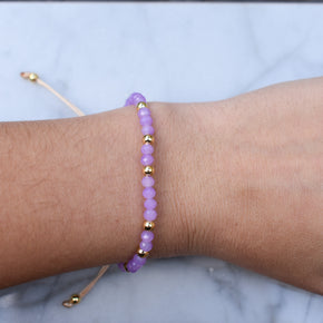 Purple Gem Bracelet