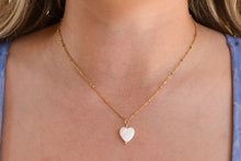 Load image into Gallery viewer, Sea Shell Heart Necklace
