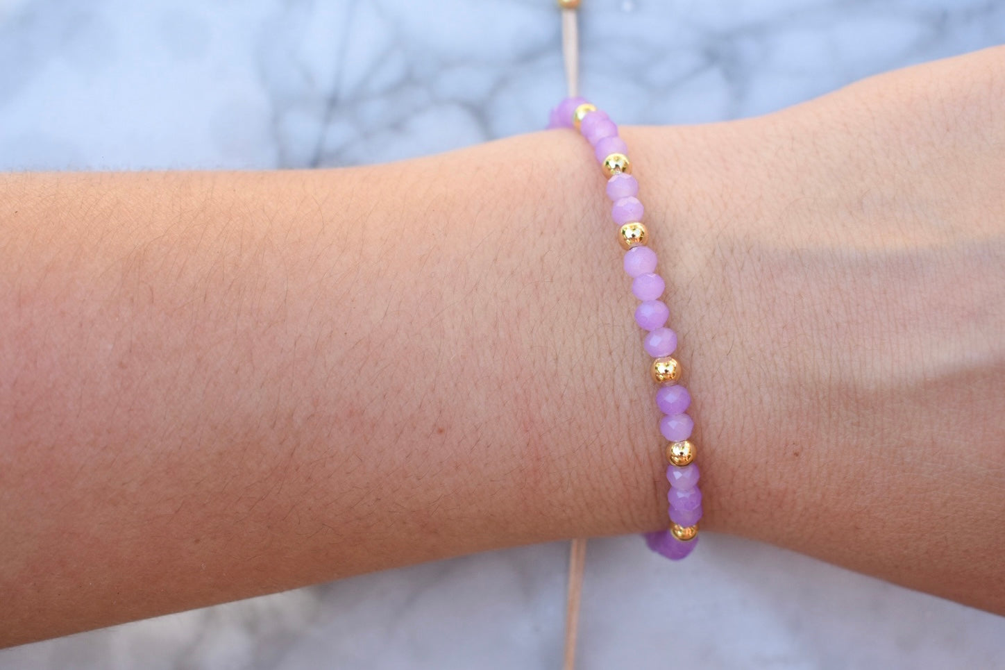 Purple Gem Bracelet