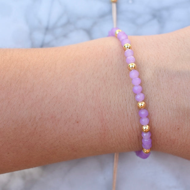 Purple Gem Bracelet